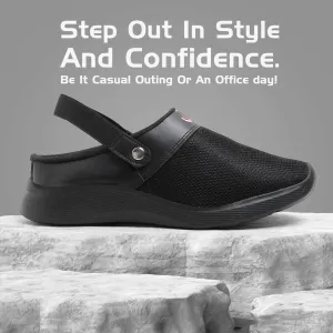 VISTARA 07 BLACK STYLISH SUMMER CLOGS