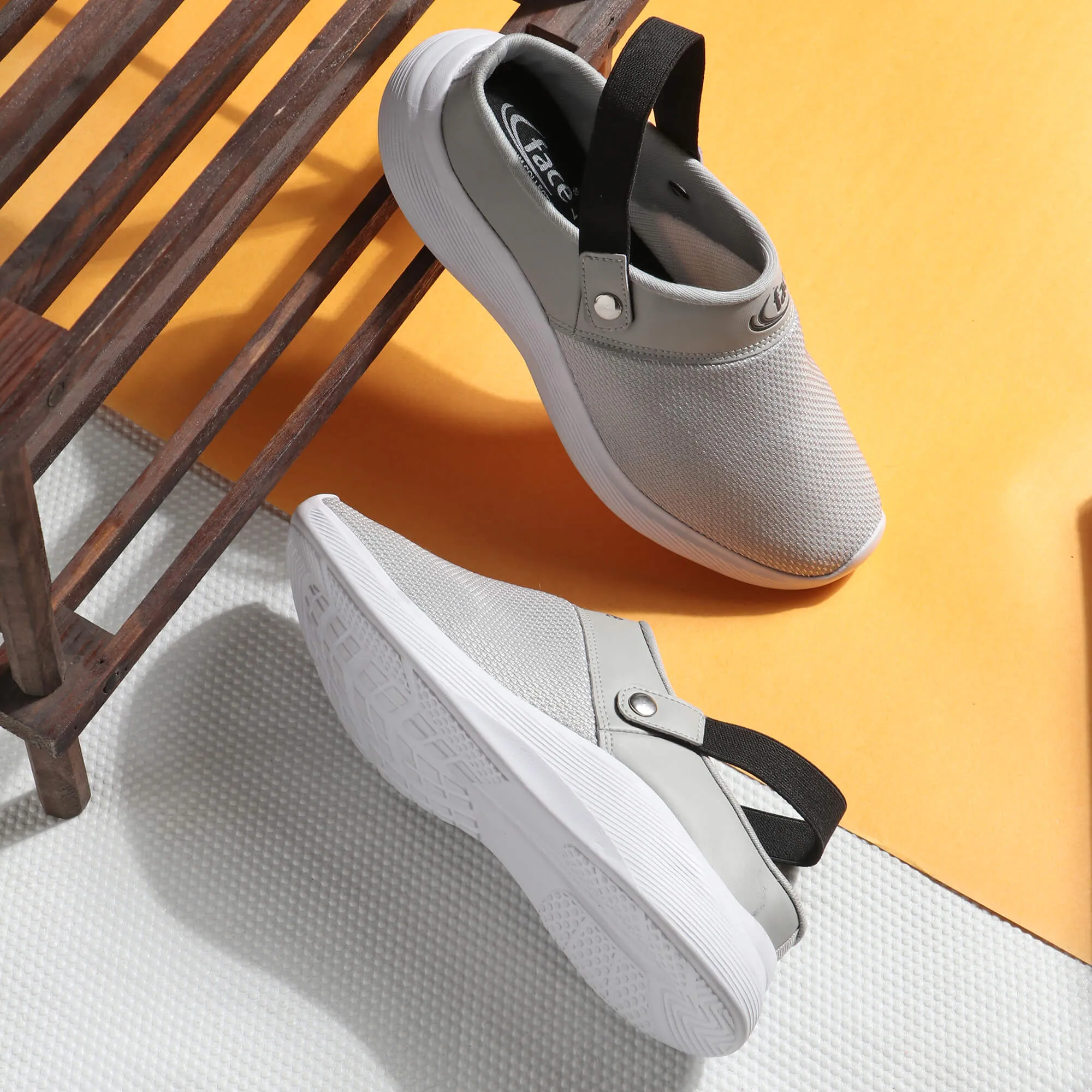 VISTARA 07 L. GREY STYLISH SUMMER CLOGS