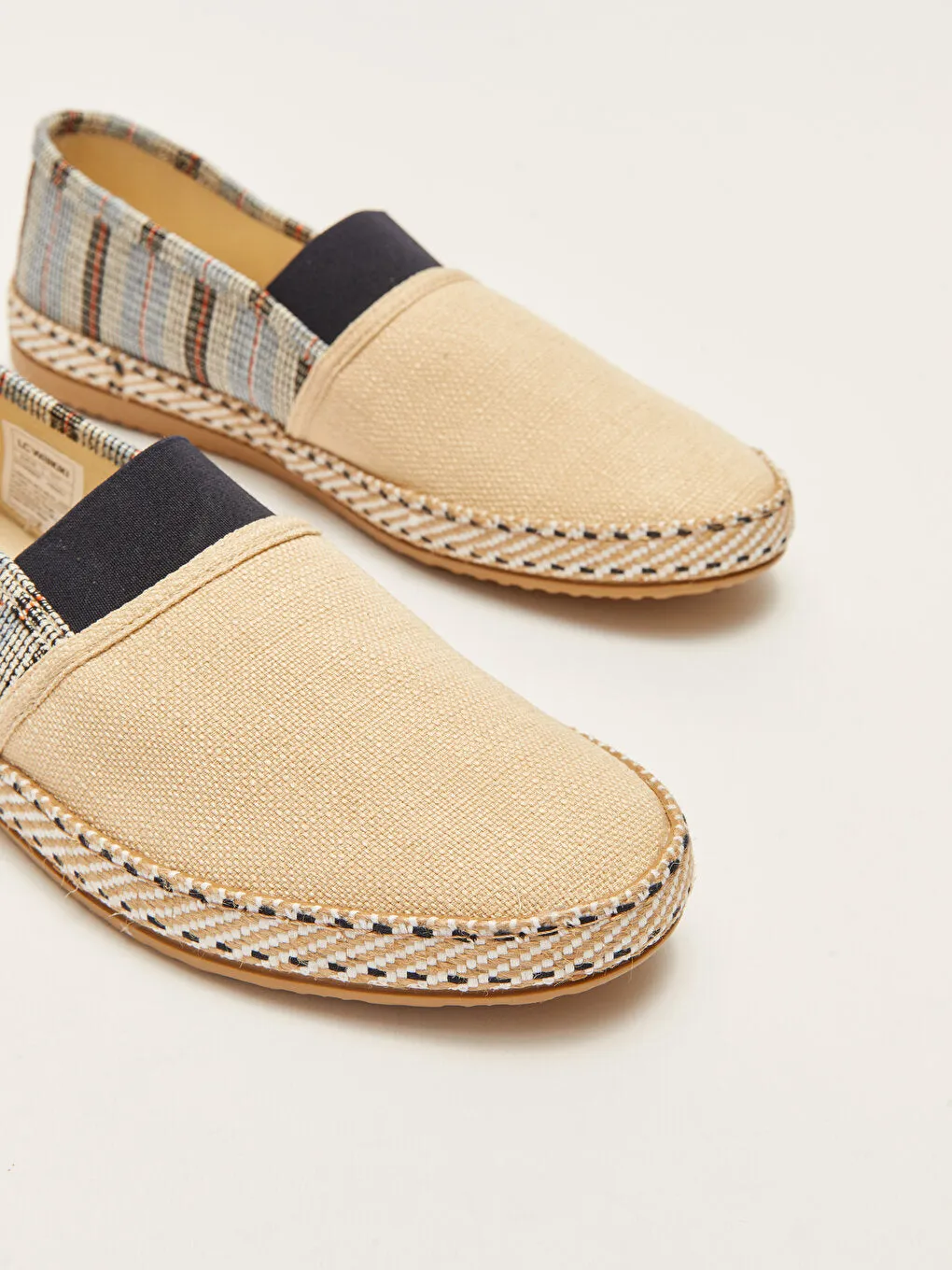 Wicker Sole Men's Espadrille Shoes