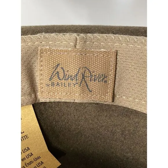 Wind River by Baily Lite Felt Cowboy Wool Packable Water Repellent USA Made sz S