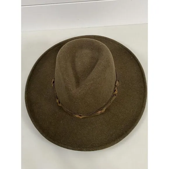 Wind River by Baily Lite Felt Cowboy Wool Packable Water Repellent USA Made sz S