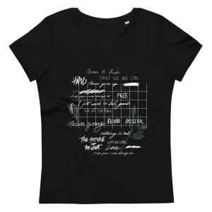 Women's fitted eco tee The future is bright