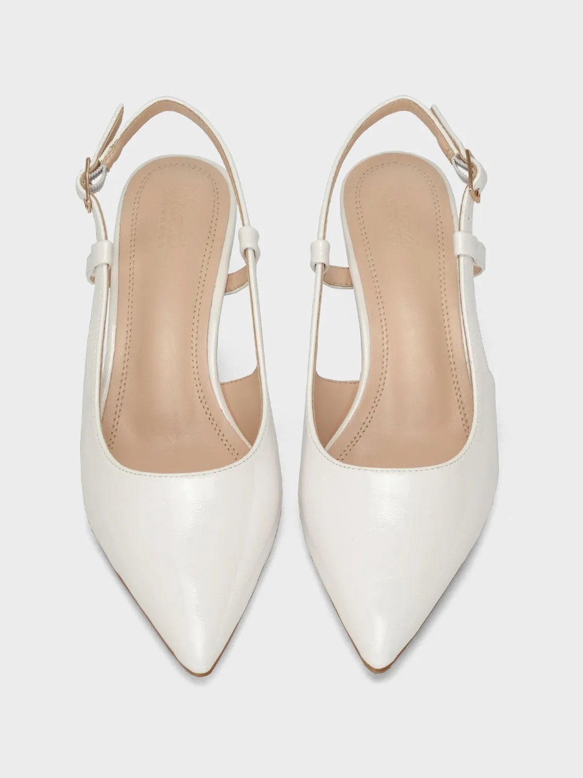 Womens "KOZUE" Pointy Slingback Sandals