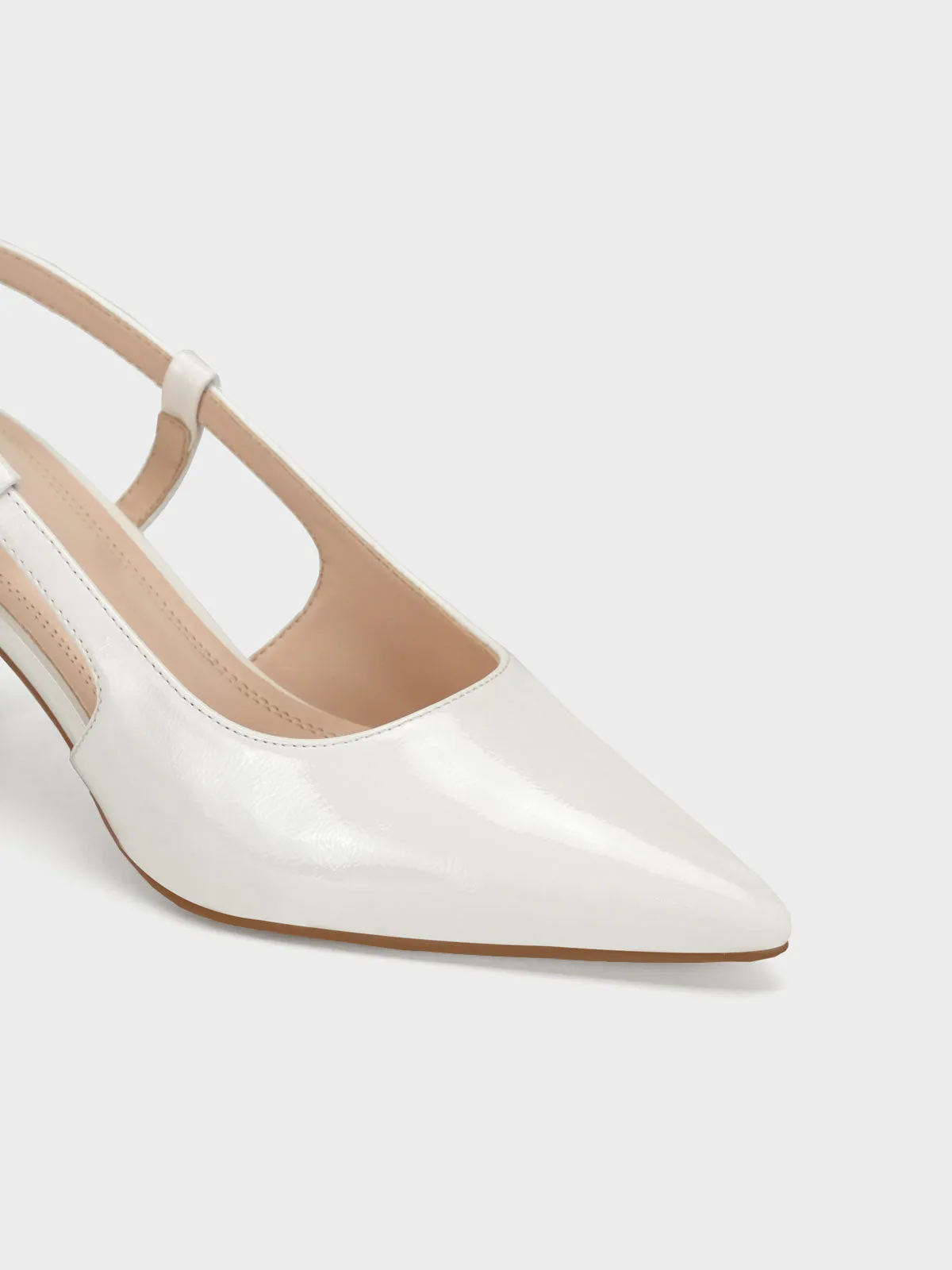 Womens "KOZUE" Pointy Slingback Sandals