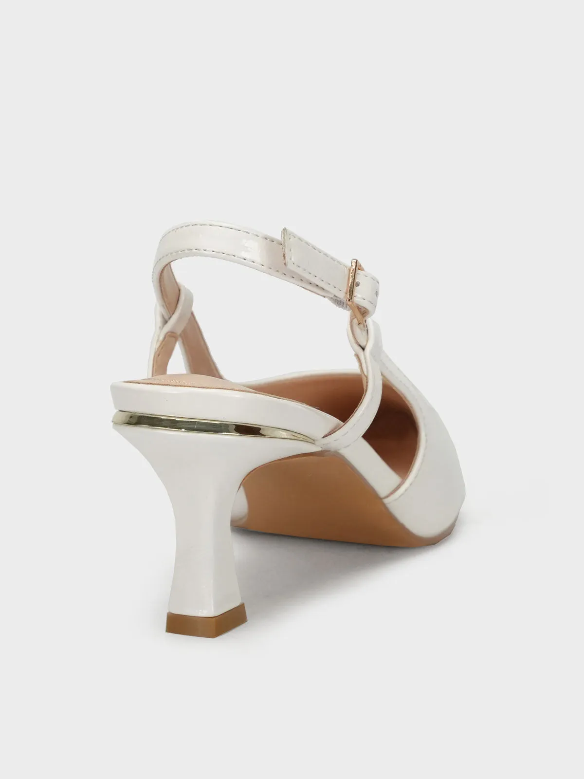 Womens "KOZUE" Pointy Slingback Sandals