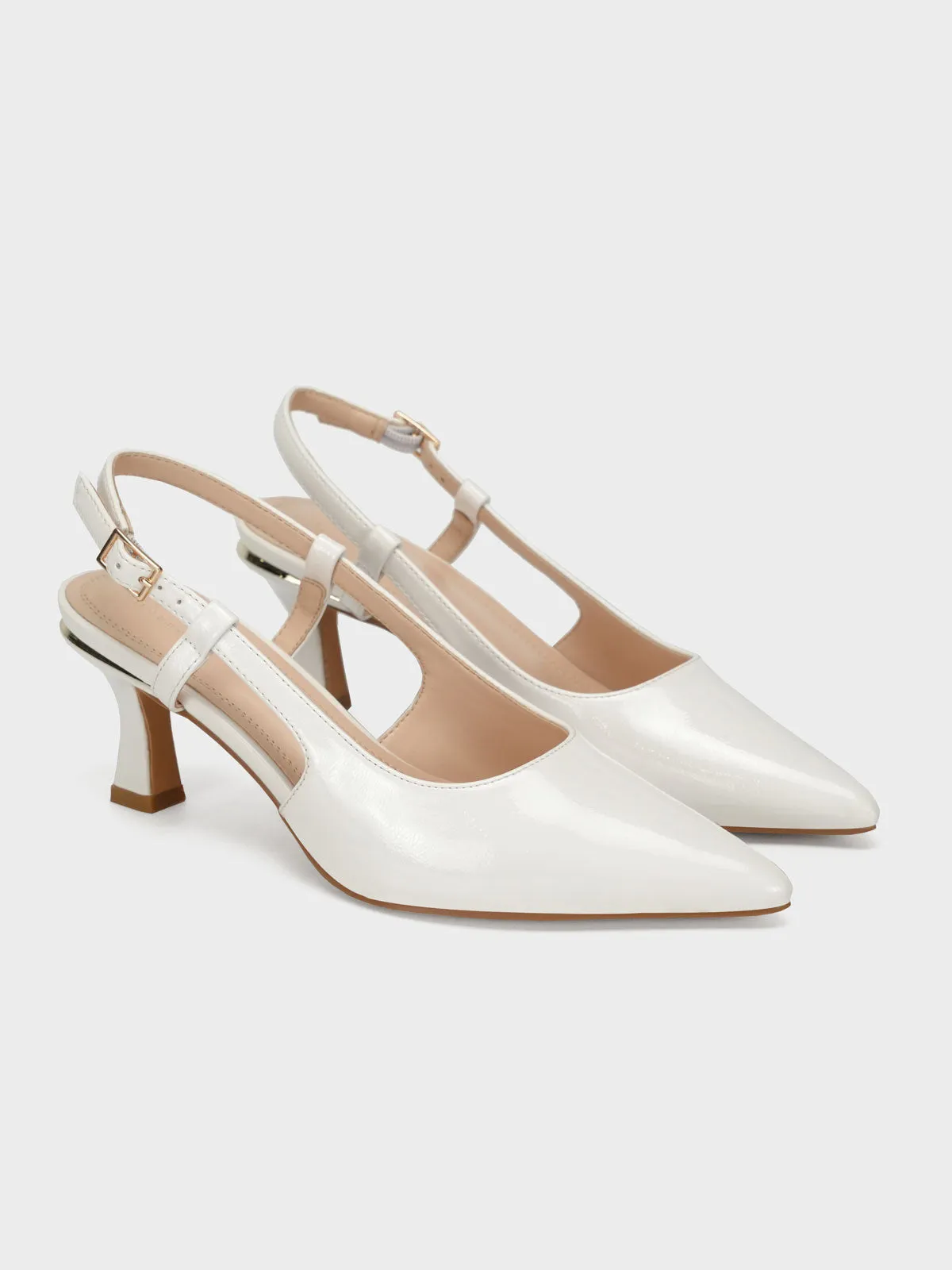 Womens "KOZUE" Pointy Slingback Sandals